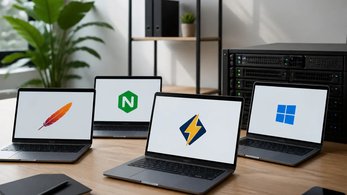 ภาพประกอบเรื่อง เปรียบเทียบเว็บเซิร์ฟเวอร์ยอดนิยม: Apache, Nginx, LiteSpeed, IIS